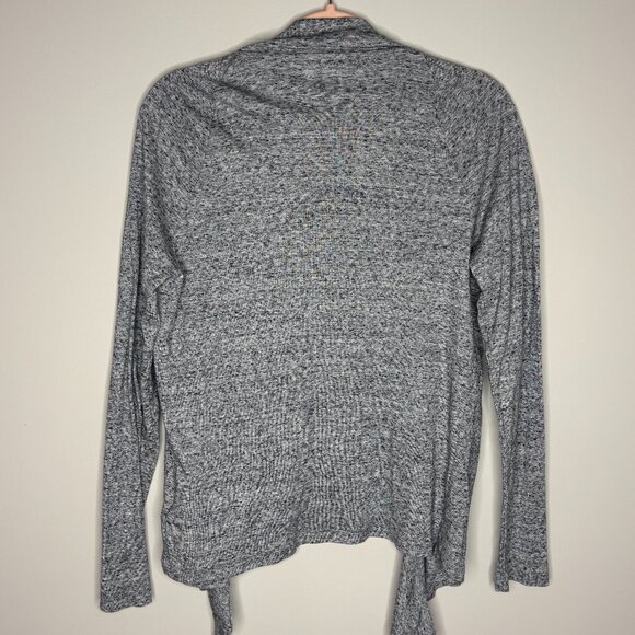 Splendid Heather Gray Open Cardigan Sweater Cotton Modal Knit Size Small S EUC - Picture 3 of 5